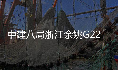 八局渡大郭姆桥合龙中建浙江项目余姚