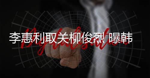 曝关柳俊烈俊烈机壳李惠利取侣手希柳用情韩素