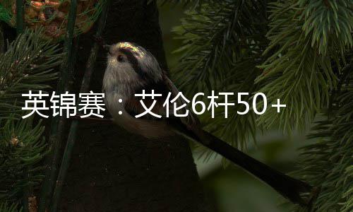 6杆下艾伦英锦赛